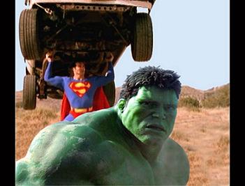 Hulk vs Superman!